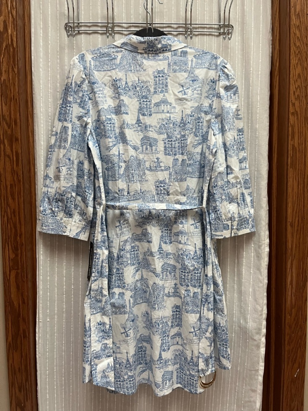 Karl Lagerfeld Paris Toile
Sketch Belted Shirt Dress Size 14 - Picture 6 of 15
